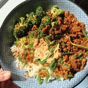 Teriyaki Tofu Bowls pin