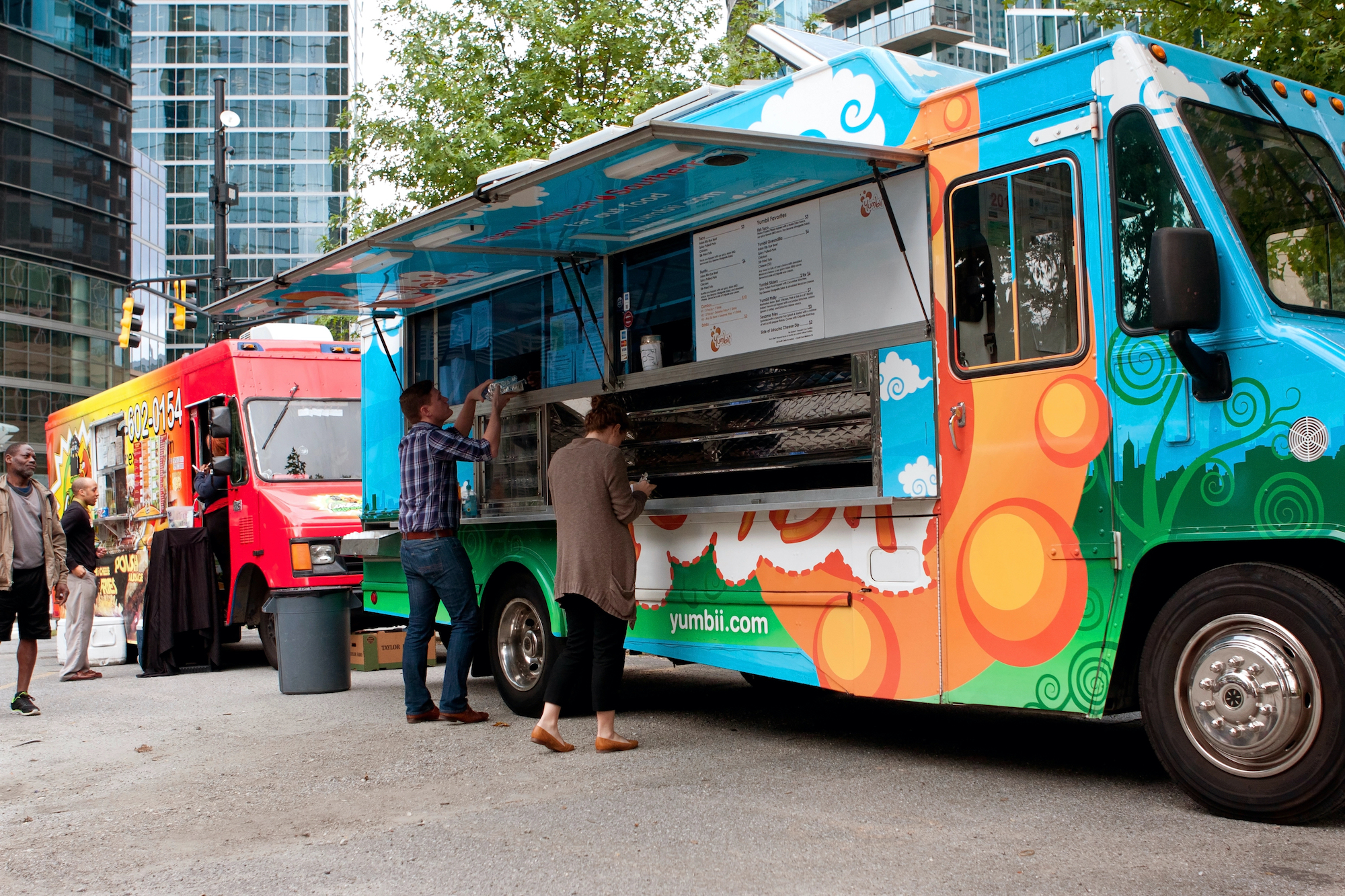 vegetarian food truck